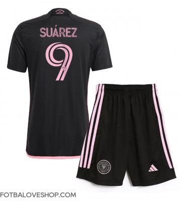 Inter Miami Luis Suarez #9 Dětské Venkovní Dres 2024-25 Krátký Rukáv (+ trenýrky)